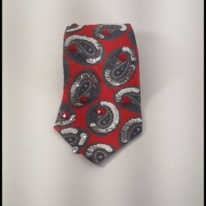Christian Dior Monsieur 100% Printed Polyester Red
